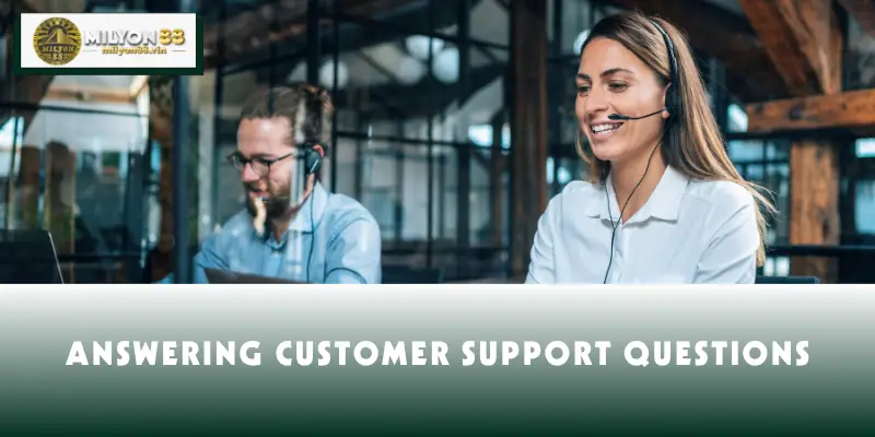 Answering customer support questions