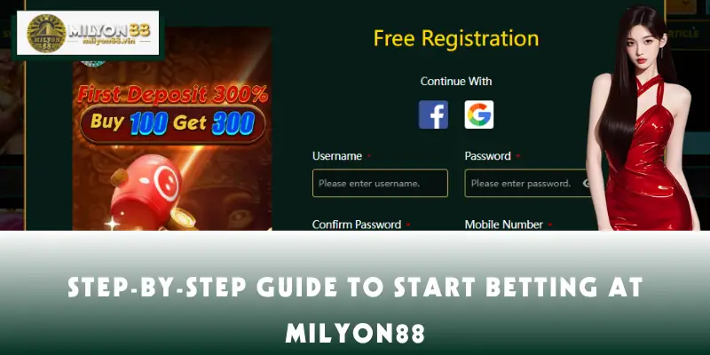 Step-by-step guide to start betting at MILYON88