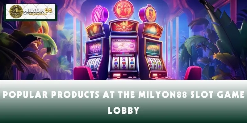 Popular products at the milyon88 slot game lobby